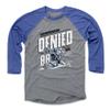 500 LEVEL Andrei Vasilevskiy 3/4 Sleeve T-Shirt (Baseball Tee, XXX-Large, Royal/Heather Gray) - Andrei Vasilevskiy Behind The Back Save W WHT view 1