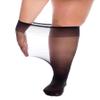 All Woman Super Wide Knee Highs 20 Denier 27" Stretch Stockings (Black, 3) view 1