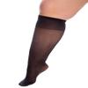 All Woman Super Wide Knee Highs 20 Denier 27" Stretch Stockings (Black, 3) view 3