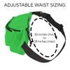DALIX Small Fanny Pack Waist Pouch S XS Size 24 to 31 in Lime Green view 3