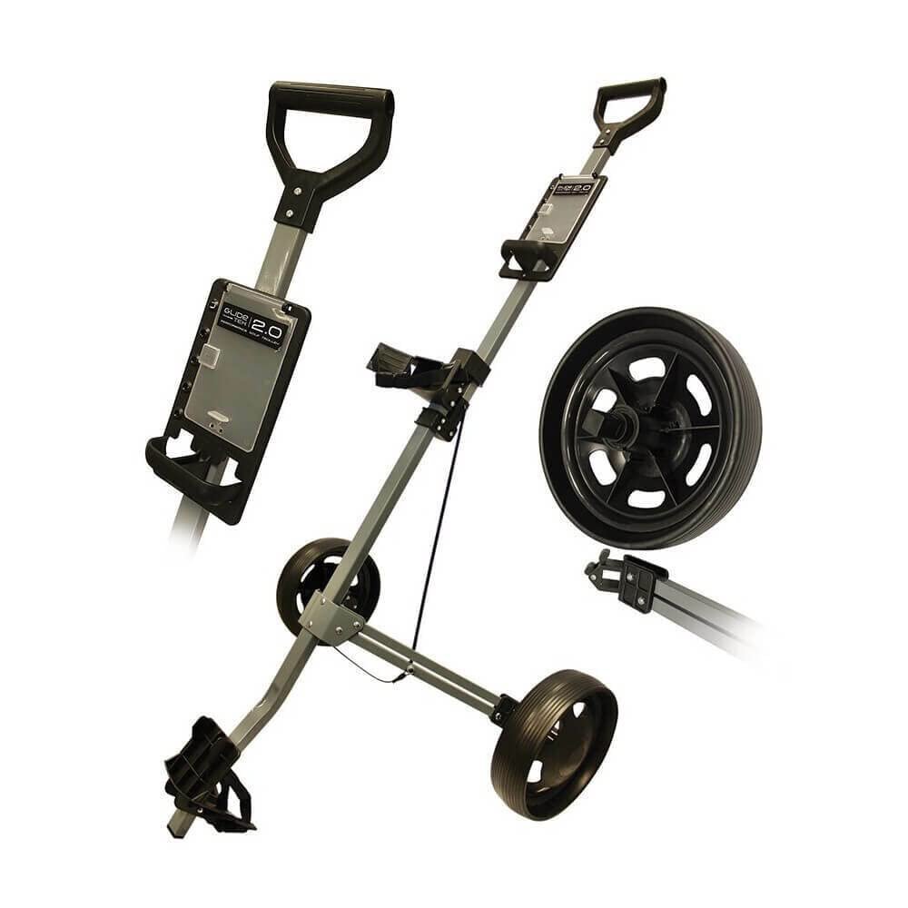 Glide-Tek Unisex Adult Golf Trolley - Gunmetal/Black, N/A,Gunmetal/Black