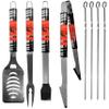 NCAA Siskiyou Sports Fan Shop Oregon State Beavers Steel Tailgater BBQ Set w/Case 8 piece Gray view 2
