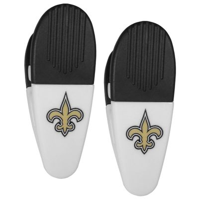 Siskiyou Sports NFL New Orleans Saints Mini Chip Clip Magnets, Set of 2, Team Colors, One Size, (F2CM150)