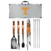 NCAA Siskiyou Sports Fan Shop Tennessee Volunteers Steel Tailgater BBQ Set w/Case 8 piece Gray view 1