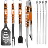 NCAA Siskiyou Sports Fan Shop Tennessee Volunteers Steel Tailgater BBQ Set w/Case 8 piece Gray view 2