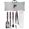 NFL Siskiyou Sports Fan Shop Atlanta Falcons Steel Tailgater BBQ Set w/Case 8 piece Gray view 1