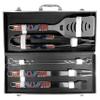 NFL Siskiyou Sports Fan Shop Chicago Bears Steel Tailgater BBQ Set w/Case 8 piece Gray view 3