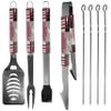 NFL Siskiyou Sports Fan Shop Arizona Cardinals Steel Tailgater BBQ Set w/Case 8 piece Gray view 2