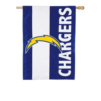 Team Sports America Los Angeles Chargers Embellish Reg Flag, Multicolor