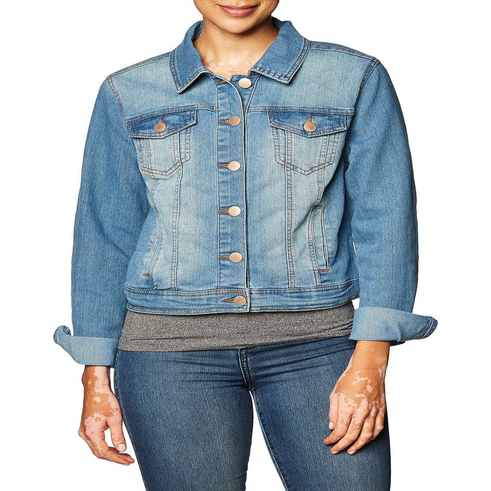 dollhouse Womens Plus Denim Jacket, Queen, X-Large US