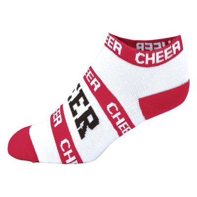 chass Cheer Extreme Low-cut Anklet for Cheerleaders - Red Adult