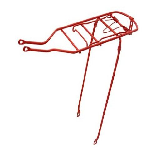 Alta Steel 26" Bike Rear Rack Bicycle Carrier, 6 3/8in W x 19 1/2in L,Multiple Colors. (Red)