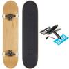 [CCS] Logo Skateboard Complete Natural Wood 8.25" view 1