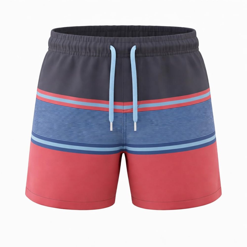 INGEAR Little Boys Quick Dry Swim Trunks UPF 50+ Beach Board Shorts Sizes 2T-14 Vibrant Patterns for Summer Adventures