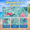 INGEAR Little Boys Quick Dry Swim Trunks UPF 50+ Beach Board Shorts Sizes 2T-14 Vibrant Patterns for Summer Adventures view 3