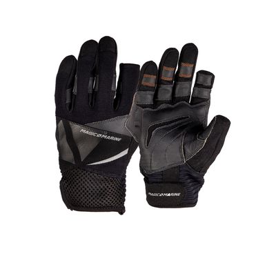 Magic Marine Junior Ultimate 2 Full Finger Sailing Gloves 2019 - Black L
