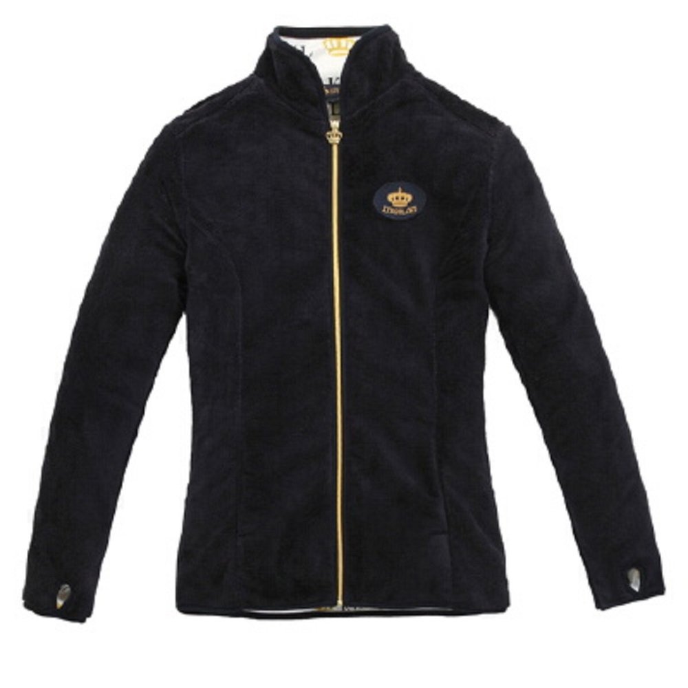 Kingsland Equestrain Apparel Ladies Chow Coralfleece Jacket Navy