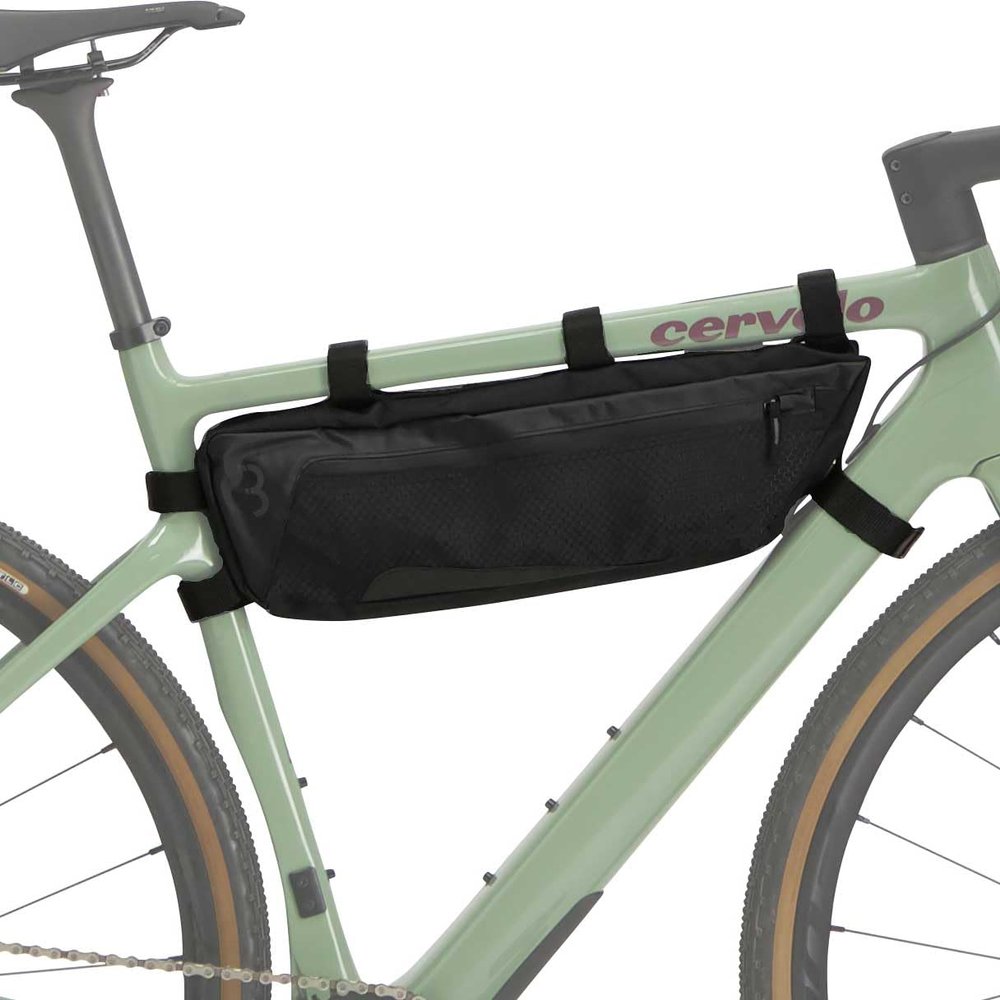 BBB Cycling BSB-142 Middle Mate Weatherproof Bike Frame Bag, Adjusts for Modular Frame Compatibility
