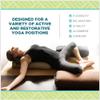 Bean Products Round Yoga Bolster or Restorative Yoga Positioning - Handcrafted In The USA With Eco Friendly Materials - Studio Grade Support Cushion Positioning Prop Elevates Your Practice & Lasts Longer - Round, Cotton Earth view 4