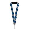 Buckle-Down Men's Lanyard-Harry Potter, Multicolor, Standard (LY-1.0-WHP080) view 1