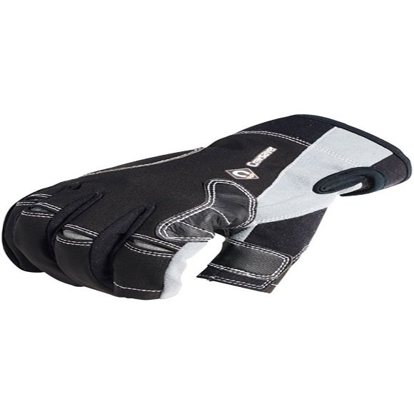 Crewsaver Three Finger Gloves 2018 - Black XXL