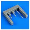 1/48 I16 Gun Barrels & Pitot Tube for EDU view 1