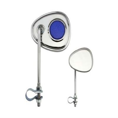 Alta V Bicycle Mirror Chrome, Multiple Colors (Blue)