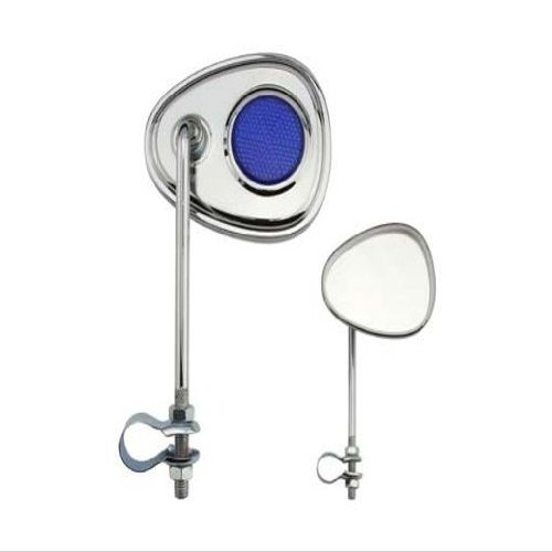 Alta V Bicycle Mirror Chrome, Multiple Colors (Blue)