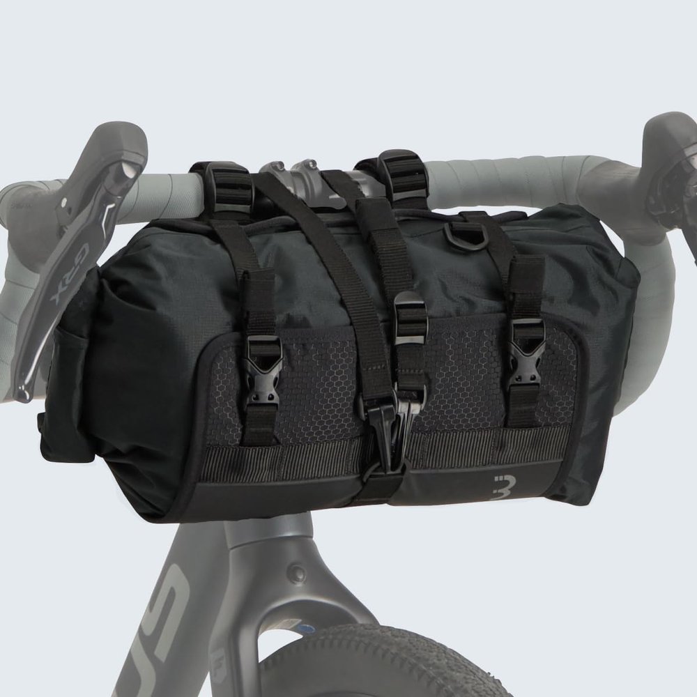 BBB Cycling BSB-141 Front Fellow Handlebar Weatherproof Carry Bag, Universal Fit Securely Attaches to Most Bikes