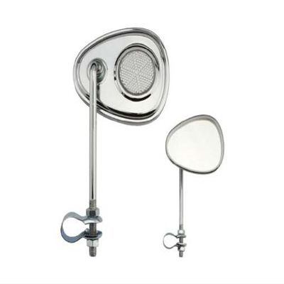 Alta V Bicycle Mirror Chrome, Multiple Colors (Clear)