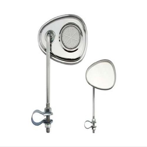 Alta V Bicycle Mirror Chrome, Multiple Colors (Clear)
