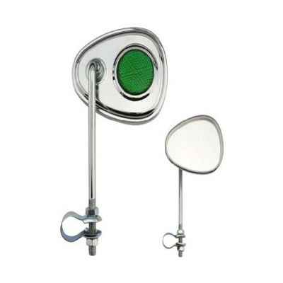Alta V Bicycle Mirror Chrome, Multiple Colors (Green)