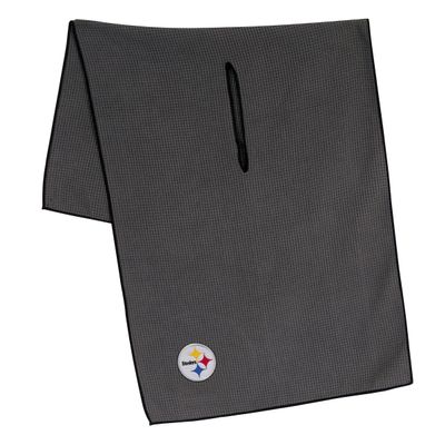 Team Effort 19" x 41" Grey Microfiber Towel NFL Pittsburgh Steelers