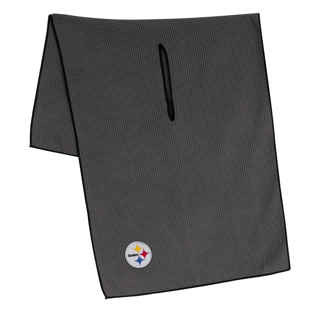 Team Effort 19" x 41" Grey Microfiber Towel NFL Pittsburgh Steelers
