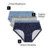Calvin Klein Boys Modern Cotton Assorted Briefs Underwear, 3 Pack Heather Grey, Black, Heather Grey X- Small view 3