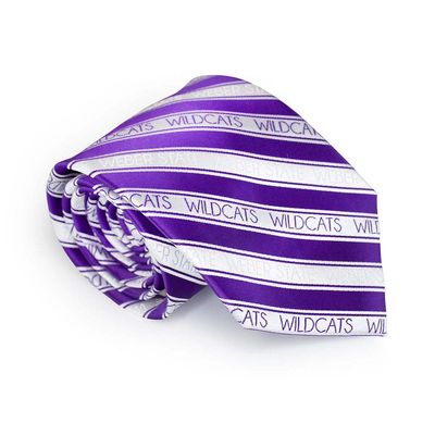 Fan Frenzy Gifts WSU Youth's Striped Tie Officially Licensed Weber State University Wildcats Tie | NCAA Sports Ties for Youth | Machine-Washable Neckties Made of Microfiber