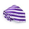 Fan Frenzy Gifts WSU Youth's Striped Tie Officially Licensed Weber State University Wildcats Tie | NCAA Sports Ties for Youth | Machine-Washable Neckties Made of Microfiber view 1