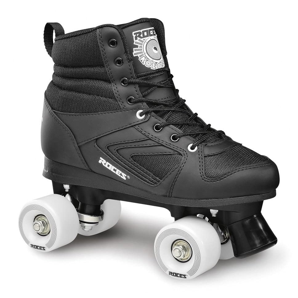 Roces KOLOSSAL Unisex 4 Wheel Skate - Adult, Black, 39