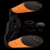 Lew's (CSBAHO) Custom Handle Kit Aluminum Handle with Round Winn Knobs, Orange, Compatible with All Lew's Baitcast Reels view 1