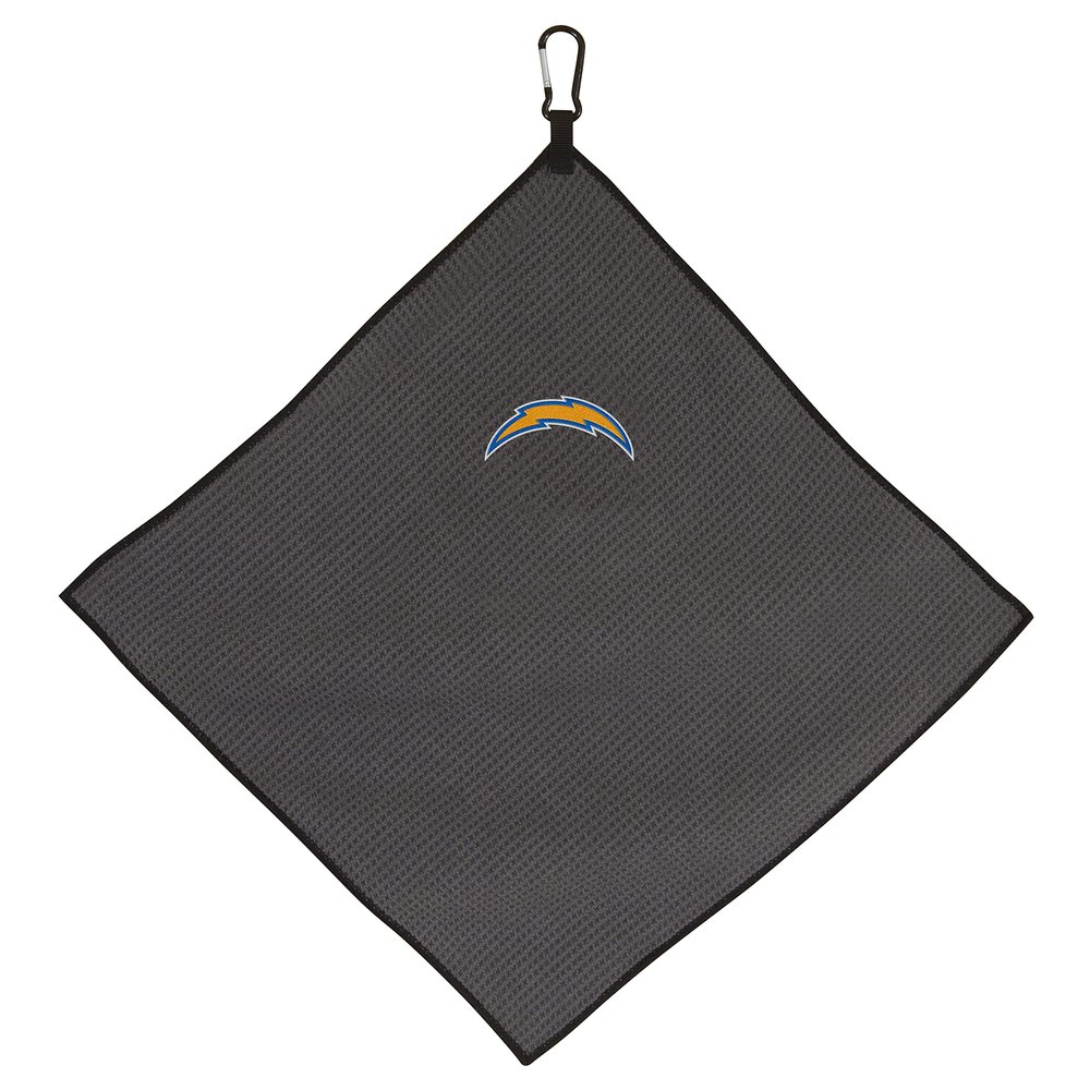 Team Effort 15" x 15" Grey Microfiber Towel NFL Los Angeles Chargers