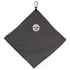 Team Effort 15" x 15" Grey Microfiber Towel NFL Pittsburgh Steelers view 1