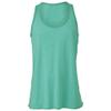 Bella Canvas Youths Girls Flowy Racer Back Tank Top (S) (Deep Teal) view 1