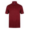 Henbury Mens Stretch Microfine Pique Polo Shirt (XXL) (Black) view 4