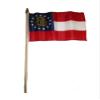 New Flag latter-dayWholesale Lot of 12 6x9 6'',x9'', State of Georgia Stick Flag wood Staff and free Ebook view 1