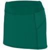Augusta Activewear Ladies Femfit Skort, Dark Green/Graphite, Medium view 1