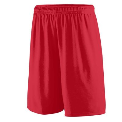 Augusta Activewear Training Short, Red, Large