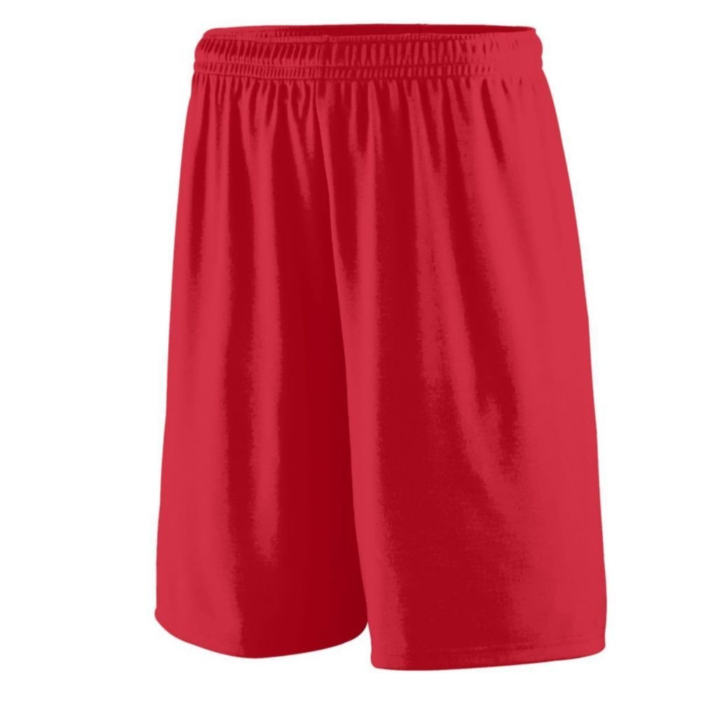 Augusta Activewear Training Short, Red, Large