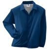 Augusta Activewear Youth Nylon Coach's Jacket/Lined, Navy, X Small view 1