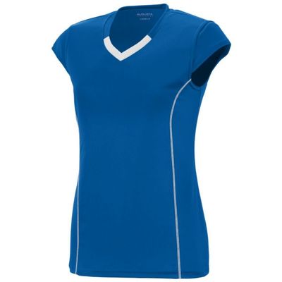 Augusta Activewear Ladies Blash Jersey, Royal/White, XX Large