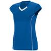 Augusta Activewear Ladies Blash Jersey, Royal/White, XX Large view 1